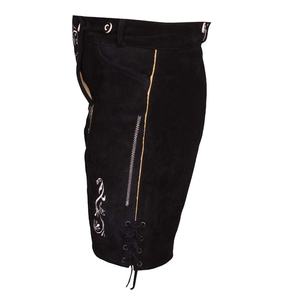 2025 personnalisé bavarois Trachten Lederhosen pour hommes traditionnel Oktoberfest court Kurze tissu Lederhosen Style allemand - Product Image 5