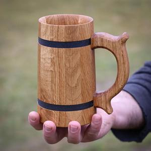 Mug réutilisable en bois massif naturel de haute qualité, résistant à la chaleur, pour boissons chaudes et froides, disponible à bon prix - Product Image 6