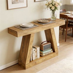 Consolle con Spazio Contenitore, Utilizzabile come Tavolino da Divano o Scrivania d'Ingresso - Product Image 3