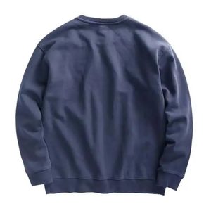 Mens OEM Heavyweight Cotton Fleece Sweatshirt Custom Embroidery Pullover Hoodie Private Label Unisex Casual Winter Wear - Product Image 5