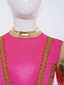 Vestido de Danza Estándar para Niñas de 6 a 16 Años, Traje de Danza Litúrgica de Una Pieza con Falda para Competencia y Clases de Danza - Product Image 3