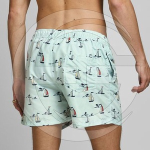 Pantalones cortos con estampado de sublimación para hombre, Shorts masculinos de estilo informal con estampado personalizado para gimnasio activo - Product Image 3