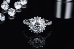 Best Quality Modern Moissanite Diamond <b>Ring</b> Cushion Cut 18K <b>Gold</b> Plated <b>Ring</b> for Engagement Wedding and Gifts for Sale - Product Image 5