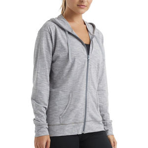 Best <b>Winter</b> <b>Warm</b> Casual Women's Hoodies with Zipper Anti-Pilling & Breathable 100% Cotton Printed Front Design - Product Image 3