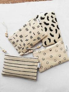 Style De Maison Minimalist Cosmetic Bag Set Zipper Closure Quick-Dry Soft Handle Reusable Small Size Eco-Friendly Travel - Product Image 1