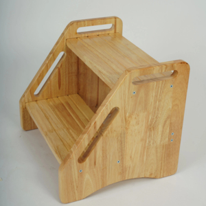 Tailor-Made Rubber wood Two <b>Step</b> <b>Stool</b> | Vietnam Wood Production OEM - Product Image 1