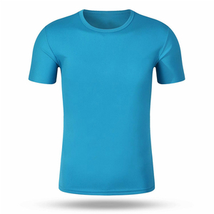 T-shirt unisexe d'été à séchage rapide en polyester 150G, broderie personnalisée avec logo, prix d'usine Chine-Bangladesh, OEM - Product Image 4