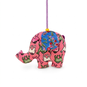 <b>Printed</b> cotton hanging toys with colorful patterns playful designs and handcrafted appeal ideal for <b>nursery</b> decor gifting and - Product Image 1