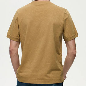 T-shirt en jersey 100% coton pour homme, t-shirts à manches courtes à col rond pour homme, t-shirts pour homme, t-shirts surdimensionnés personnalisés - Product Image 5