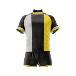 Proveedor mayorista envía uniformes de rugby de diseño profesional al por mayor, hechos con 100% poliéster, fabricados en Pakistán, para líneas de ropa. - Product Image 5