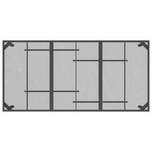 แอนทราไซต์65 "x 31.5" x 28.3 "โต๊ะเหล็กตาข่ายสำหรับใช้งานกลางแจ้ง - Product Image 5