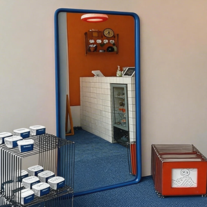 Mirror Modern Full-Length Standing Mirror with <b>Metal</b> <b>Frame</b> Luxury Home Decor for Living Room - Product Image 2