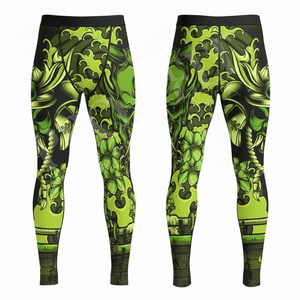 Leggings de compression d'intérieur au design tendance, imprimés par sublimation, collants de sport très extensibles pour l'entraînement, la course et le fitness, pantalons moulants - Product Image 6