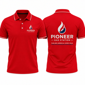 Uniforme Personalizado para Gasolinera para Hombre, Camisa de Manga Corta, Ropa de Trabajo para Personal de Estación de Servicio, Poliéster/Algodón, OEM, ODM, Privado - Product Image 1