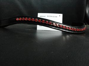 Elegante banda de cuero indio para cejas de caballo Productos Premium para el cuidado equino - Product Image 3