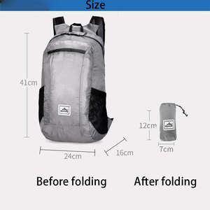 Sac à dos pour ordinateur portable Bagnex intelligent, imperméable, antivol, en nylon, 20-36L, multi-compartiments, bretelles courbées, unisexe, tendance, pour l'école - Product Image 3