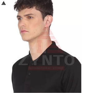 Nueva Camiseta Polo Moderna de Golf Casual Lisa con Logotipo Personalizado, de Algodón, Tallas Grandes para Hombre, Tejida, de Alta Calidad, en Oferta - Product Image 5