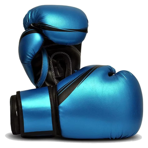 Guantes de Boxeo Personalizados de Cuero Vacuno Cómodo con Cierre Rápido, Secado Rápido, Impresión en Relieve, Marca Personalizada para Adultos, Gimnasio - Product Image 2