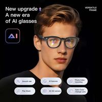 Gafas Inteligentes con IA, Cámara, Grabación de Video, Traducción a 100 Idiomas, Llamadas Bluetooth, Reproductor de Música