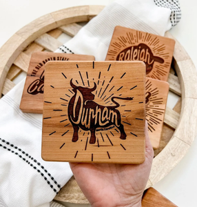 Wooden Tea Coaters Walnut Wholesale Custom Shape Handmade Design Decorative Walnut Coasters for Home Evening Tea - Product Image 5