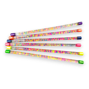 Juguete de agua educativo de bastón de juguete clásico con purpurina de plástico colorido para niños - Product Image 4