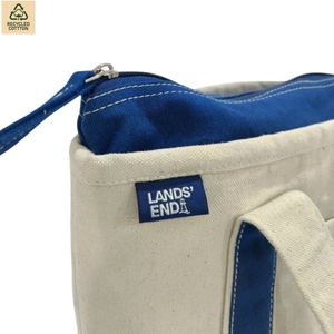 380 GSM Cotton Canvas Insulated Cooler Tote <b>Bag</b> Food <b>Cooling</b> 34x15x26 cm Custom Logo Wholesale OEM Bulk Order Model SS224-12oz - Product Image 3