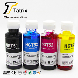 Tatrix GT51 GT52 Compatible Color Water Based Bottle <strong>Refill</strong> Bulk Inkjet <strong>Ink</strong> for HP Tina DeskJet GT 5810 5820 Printer - Product Image 3
