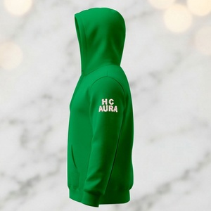 Top Demand Top Selling Sustainable Green Color Custom Chenille Embroidery Logo Patch Professional Premium Quality <b>Hoodie</b> - Product Image 6