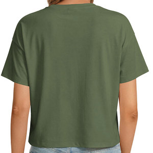 เสื้อครอปท็อปผู้หญิงไร้ตะเข็บ ป้องกันแสงแดด ซับเหงื่อ ระบายอากาศได้ดี ผลิตจากผ้าฝ้ายผสมโพลีเอสเตอร์ เป็นมิตรต่อสิ่งแวดล้อม - Product Image 2