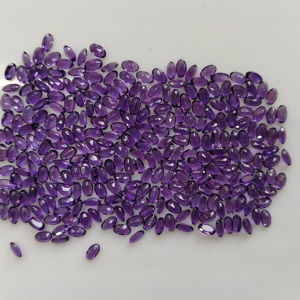 Ametista Africana Natural Púrpura, Corte Ovalado de 5x3MM, Gema Suelta de la Mejor Calidad, Gemas Red Mountain para Joyería - Product Image 2