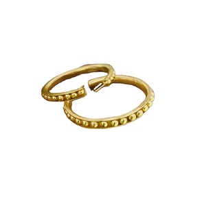 Boucles d'oreilles élégantes et tendance en plaqué or SKU7318 Bijoux en laiton de créateur unique avec cadre de lunette - Product Image 1