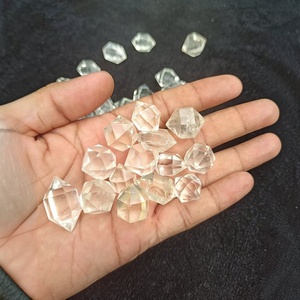 Cristal de Quartz Clair Naturel à Double Terminaison, Pointe de Diamant Polie, Thème Amour, Décoration d'Intérieur, Pierre de Guérison - Product Image 4