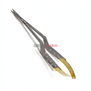 Micro Scissors 8 Inch Manual Stainless Steel <b>Neurosurgery</b> Autoclavable Precision Surgical Cutting <b>Instrument</b> for Delicate - Product Image 2