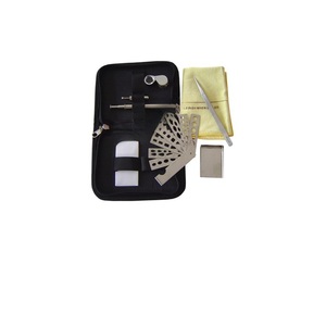 Kit de nettoyage de bijoux avec chiffon de polissage, pinces, testeur de diamants et diapositives de brillance - Product Image 1