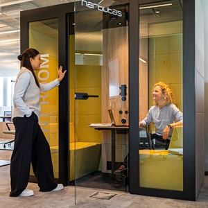 Silent Room M Medium Office Meeting Pod for 2 People with Fabric Walls - Product Image 3