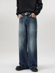 Pantalones Cargo Holgados Azul Claro para Hombre, Diseño Nuevo y Moderno, Hechos a Medida, con Lavado Ácido - Product Image 4