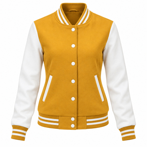 Veste de baseball pour femmes, personnalisable, écologique, séchage rapide, respirante, doublure en coton de haute qualité - Product Image 2