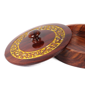 Chauffe-aliments élégant avec couvercle Design résistant à la chaleur Parfait pour servir des repas chauds Pratique pour la cuisine et les solutions de stockage des aliments - Product Image 5