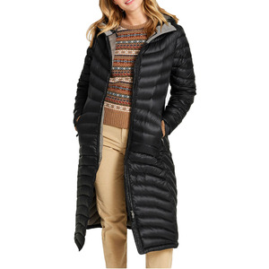 Waterproof Long Women's Duck Down <b>Jacket</b> with Hood and Big Pockets Japanese Korean Style Warm Puffer <b>JACKETS</b> - Product Image 2