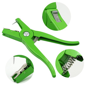 Aplicador de Etiquetas para Ganado de Acero Inoxidable Reutilizable de Alta Resistencia con Mango Ergonómico para la Identificación de Animales y Cabras - Product Image 4