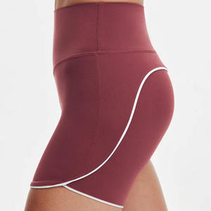Shorts de Yoga Elásticos Personalizados al por Mayor, Cintura Alta, para Gimnasio, Playa, Deportes, Tie Dye, Casuales, para Mujer - Product Image 5