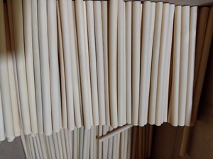 Pailles à boire en bambou durables, réutilisables, biodégradables et écologiques de 200 mm pour les voyages, le camping, les cafés, les plats à emporter et la restauration - Product Image 3