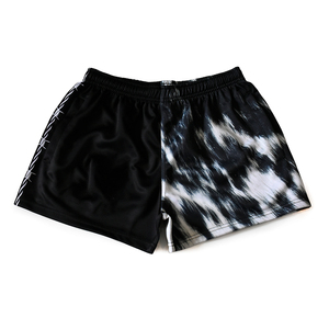 Shorts de football personnalisés unisexes de haute qualité, écologiques, imprimés, 100% polyester, antibactériens, respirants, grandes tailles, séchage rapide - Product Image 1