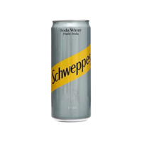 Boissons gazeuses Schweppes Soda Tonic & Dry Ginger Ale en canettes de 320 ml, pack de 24, pour la distribution à l'exportation
