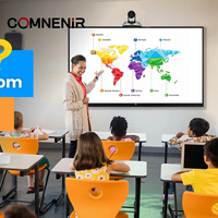 Pizarra Interactiva de 65 Pulgadas al por Mayor con Táctil, Frecuencia de Actualización de 120Hz, Entrada USB para Uso Escolar