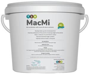 Acelerador biológico T1B Aqua Macmi basado en fermentación para mejorar la claridad del agua en la acuicultura y la salud de los estanques - Product Image 1