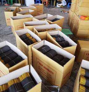 Bâtons d'encens noirs naturels de 8 et 9 pouces, bâtons d'encens non parfumés pour la fabrication d'encens parfumé et à usage religieux - Product Image 6