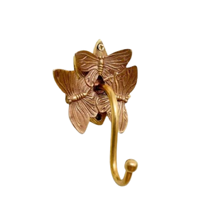 Ganchos Metálicos para Pared, los Más Vendidos, Acabado Dorado Pulido, para Cocina y Baño, Fabricados en India - Product Image 1