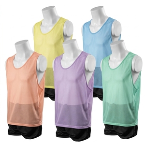 Chalecos de Fútbol Personalizados Transpirables, Ropa de Entrenamiento, Petos de Fútbol para Correr, 100% Poliéster, Unisex, Adulto, Disponibles en Stock - Product Image 6