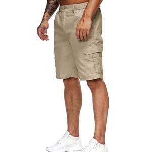 Best Selling <b>Men's</b> Casual Cotton Shorts High Quality Loose Fitting Workout <b>Trunk</b> Side Pockets Solid Board Shorts Plain Dyed - Product Image 2